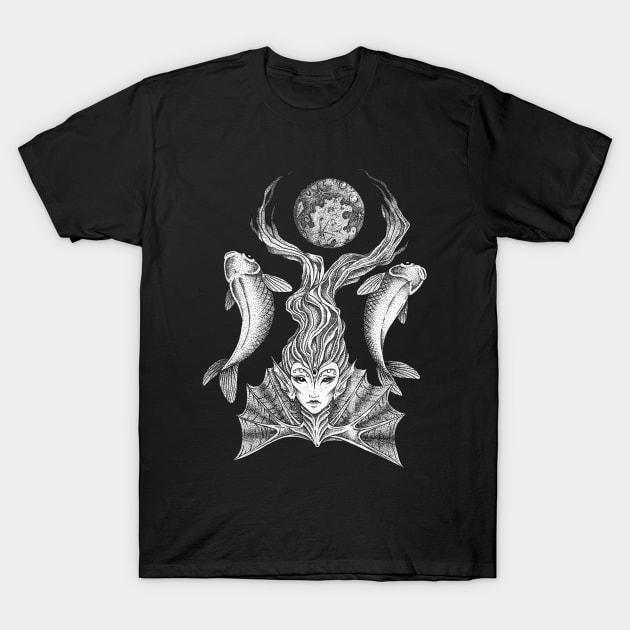 Mermaid 2019 grey T-Shirt by Dracuria